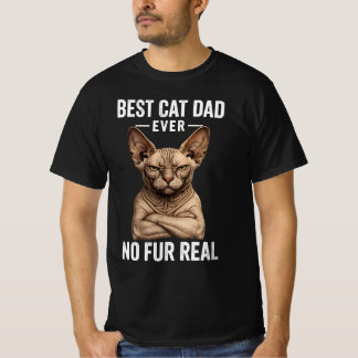 世界一のスフィンクス猫パパTシャツ Tシャツ