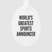 世界一のスポーツアナウンサー オーナメント (裏面)