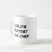 「世界一のスーシェフ」マグカップ コーヒーマグカップ (正面左)