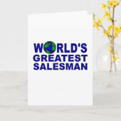 世界一のセールスマン カード (黄色い花)