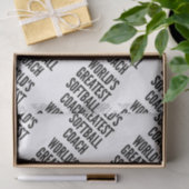 世界一のソフトボールコーチ 薄葉紙 (ギフト)