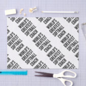 世界一のソフトボールコーチ 薄葉紙 (クラフト)