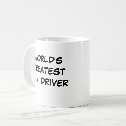 「世界一のタクシー運転手」Mug コーヒーマグカップ (正面左)