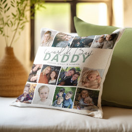 世界一のダディ | フォトコラージュ クッション