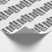 世界一のトラック運転手 ラッピングペーパー (角)