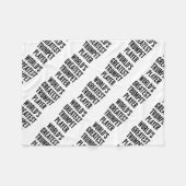 世界一のトランペット奏者 フリースブランケット (正面(横))