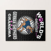 世界一のドイツの羊飼いおばあちゃん ジグソーパズル (横)