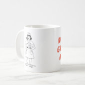 世界一のナース コーヒーマグカップ (正面左)