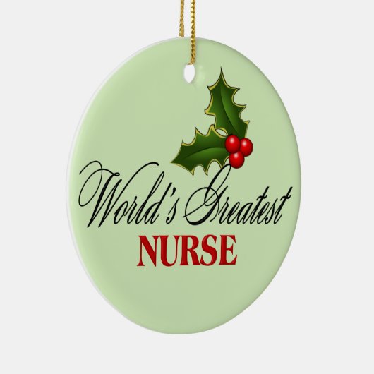 世界一のナース セラミックオーナメント (右)