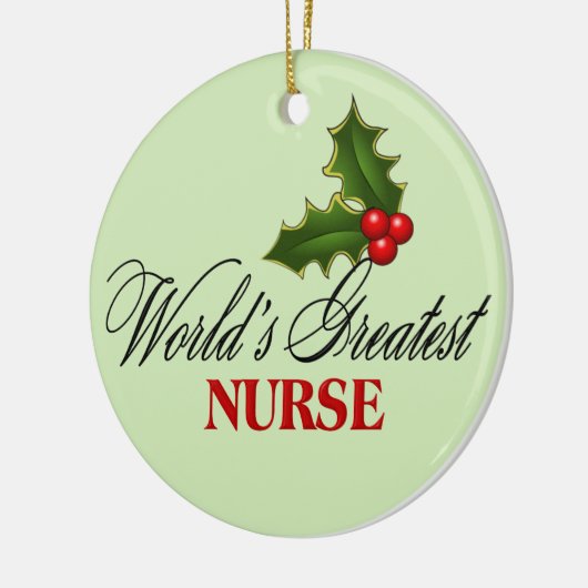 世界一のナース セラミックオーナメント (左)