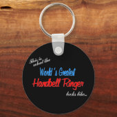 世界一のハンドベルリンガー キーホルダー (正面)
