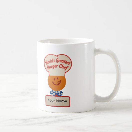 世界一のハンバーガーシェフ コーヒーマグカップ (右)