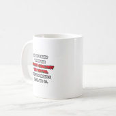 世界一のバスドライバジョーク コーヒーマグカップ (正面左)