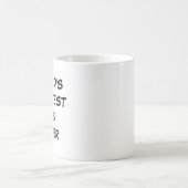 "世界一のバスドライバー"マグカップ コーヒーマグカップ (中央)