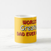 世界一のパパが作ったマグカップ コーヒーマグカップ (中央)