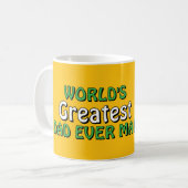 世界一のパパが作ったマグカップ コーヒーマグカップ (正面左)