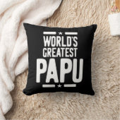 世界一のパパのお父さんプレゼント クッション (ブランケット)