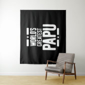 世界一のパパのお父さんプレゼント タペストリー (インサイチュ)