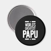 世界一のパパのお父さんプレゼント マグネット (正面/裏面)