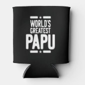 世界一のパパのお父さんプレゼント 缶クーラー (正面)