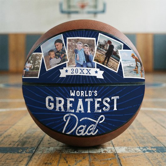 世界一のパパファイブコラージュ海軍 バスケットボール