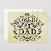 世界一のパパヴィンテージ隆盛 ポストカード (正面/裏面)