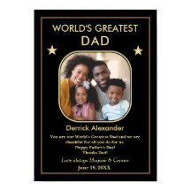 世界一のパパ父の日の写真カスタム