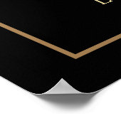 世界一のパパ父の日の写真カスタム ポスター (角)