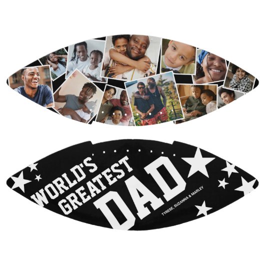 世界一のパパ父の日の写真 アメリカンフットボール (パネル)