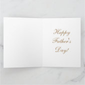 世界一のパパ父の日フォトビッグカスタム カード (内部)