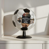 世界一のパパ父の日4写真コラージュ サッカーボール