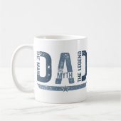 「世界一のパパ」父の日ギフト コーヒーマグカップ (左)