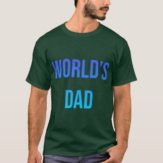 世界一のパパ 父の日 メッシュプリントTシャツ ビンテージ Tシャツ