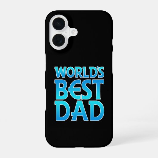 世界一のパパ iPhone 16ケース (裏面)