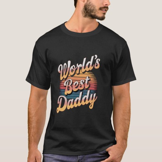 世界一のパパ Tシャツ (正面)