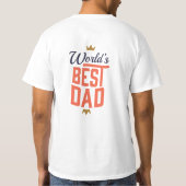 世界一のパパTシャツ Tシャツ (裏面)