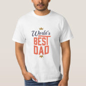 世界一のパパTシャツ Tシャツ (正面)