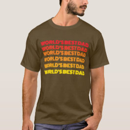 世界一のパパTシャツ Tシャツ