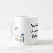 世界一のパン職人 コーヒーマグカップ (正面左)