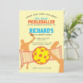 世界一のピックルボールプレーヤー 誕生日パーティー 招待状 (スタンド正面)