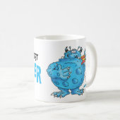 世界一のファーターだ！ コーヒーマグカップ (正面右)