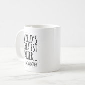 世界一のファーターコーヒーマグ コーヒーマグカップ (正面左)