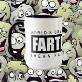 世界一のファーター父がモノグラムを追加 マグカップ