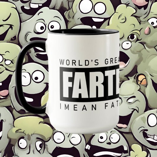 世界一のファーター父がモノグラムを追加 マグカップ