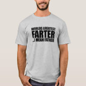 世界一のファーター私は父を意味する Tシャツ (正面)