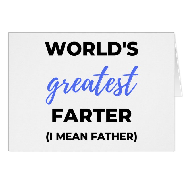 世界一のファーター親父のことさ (正面横)