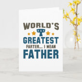 世界一のファーター カード (黄色い花)