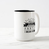 世界一のファーター ツートーンマグカップ (正面右)