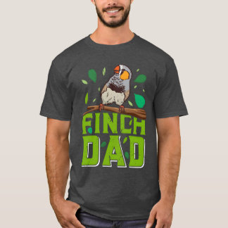 世界一のフィンチの父 フィンチのパパ 鳥好き ジョークグッズ Tシャツ