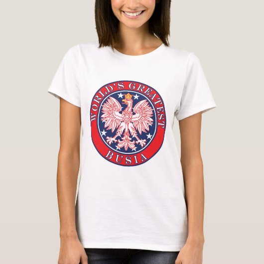 世界一のブシア Tシャツ (正面)